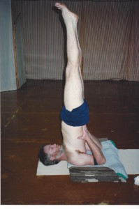 sarvangasana side