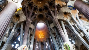 gaudi sagrada familia collumns